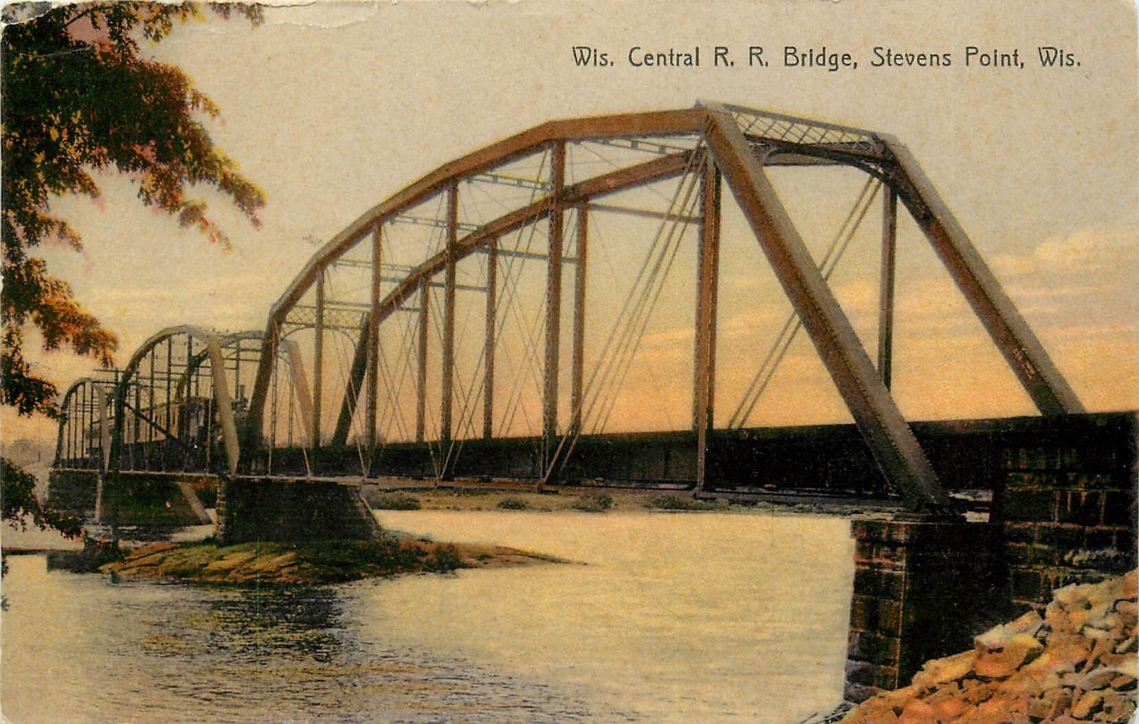 Postcard of previous bridge